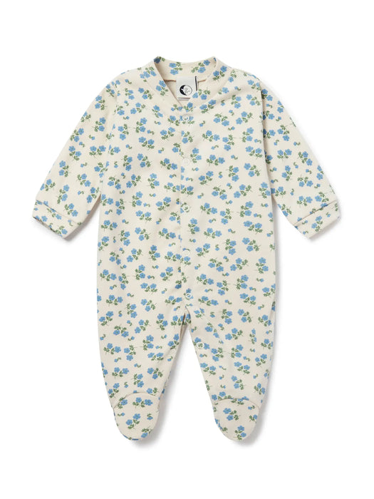 Sleepy Doe: Baby Sleepsuit - Tea Floral